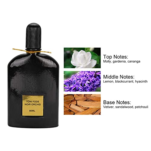 80ml Eau de Toilette para hombres, Eau de Toilette Men Spray Eau de Parfum hombres Durable, sensual y cautivador aroma floral afrutado, regalo especial