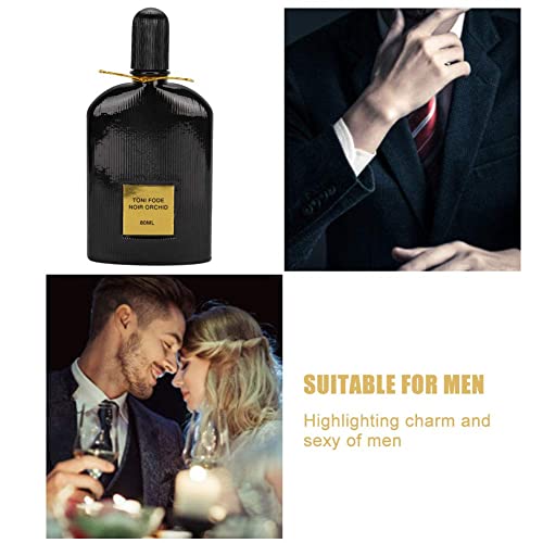80ml Eau de Toilette para hombres, Eau de Toilette Men Spray Eau de Parfum hombres Durable, sensual y cautivador aroma floral afrutado, regalo especial