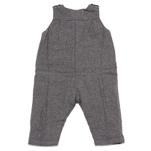 8153Q tutina salopette BURBERRY kids baby rompers grey cotone [18 MONTHS]