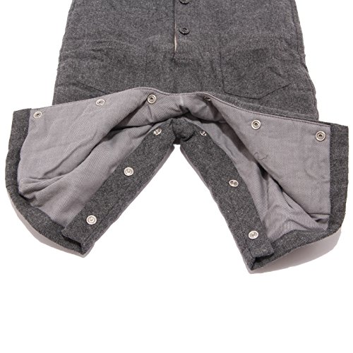 8153Q tutina salopette BURBERRY kids baby rompers grey cotone [18 MONTHS]
