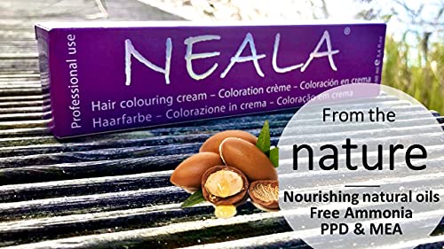 9.13- Coloración Profesional SIN AMONIACO y libre de PPD y MEA Enriquecido con Omega9, extractos naturales y vitaminas. Gran brillo y cobertura. - 9.13- Rubio Muy Claro Ceniza Dorado - NEALA 100ml.