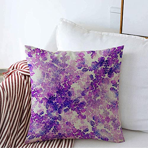 928 Pillow Case Aquarelle Impresiones Hierbas Flores Provenza Acuarela Digital Abstracto Naturaleza Artístico Flor Elegante Cojine Funda para Dormitorio Sofás Cama