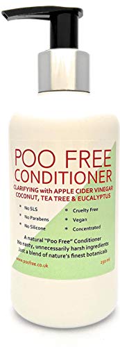 99% Natural ACONDICIONADOR CLARIFICANTE - VINAGRE DE SIDRA, COCO, ÁRBOL DE TÉ & EUCALIPTO - 250 ml de POO FREE. Sin Sulfatos, Sin Parabenos. Concentrado. pH 5.5 para Pieles Sensibles y Atópicas.