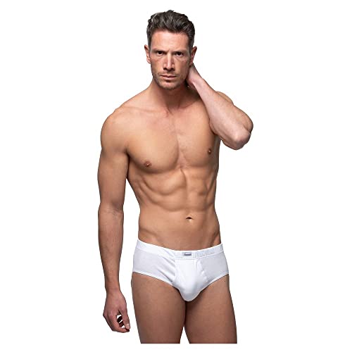 Abanderado As00527 Slip, Blanco, Medium (Tamaño del fabricante:48) para Hombre