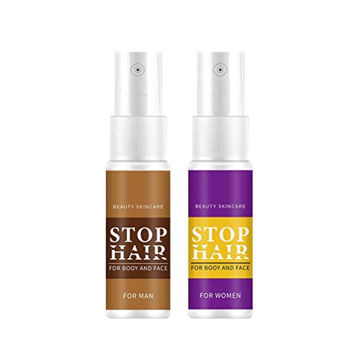ABCDJHH Espray de depilación para hombres y mujeres, 2 unidades, spray para depilación de cuerpo entero, para axilas y brazos, 50 ml