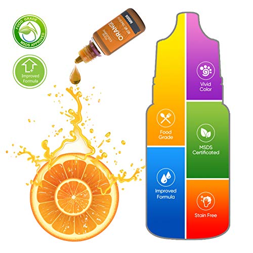 ABREE Colorante Alimentario 16*10ml,Colorante Reposteria Alta Concentración Liquid para Colorear los Macaron Fondant Pasteles Galletas Bebidas
