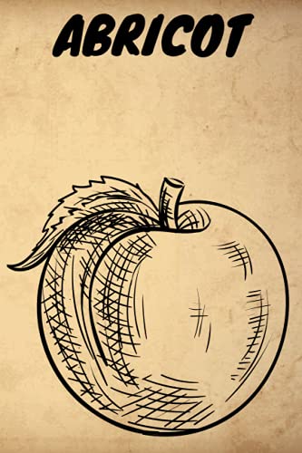 Abricot: Cahier ligné 120 pages