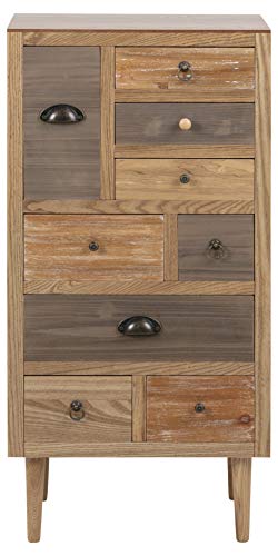 AC Design Furniture Cómoda, Madera de ingeniería, Roble, W: 48 x D: 32 x H: 98 cm