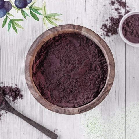 Açaí Puro Ecológico en Polvo, Pure Açaí Berry Organic Powder Biológico Orgánico, Bayas de Acai Organico en Polvo. Hecho 100% de la Pulpa de Açaí, Superalimento de Cultivo Nativo de la Amazonia… (100g)