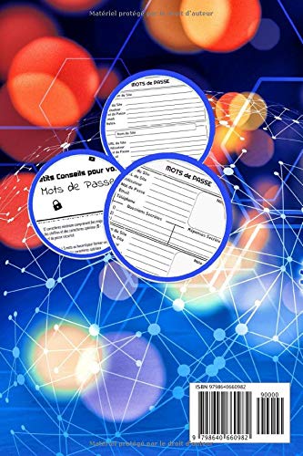 Accès interdit - Je garde vos codes d'accès & mots de passe: Répertoire alphabétique de tous vos identifiants et mots de passe de connexion | 120 pages | 15.24 cm x 22.86 cm |