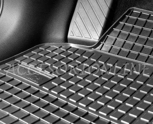 Accesorionline Alfombrillas de Goma para Mercedes Clase C 2000-2007 / CLK II alfombras W203 esterillas sportcoupe Sedan Estate Sport Coupe S203 C203 CL203 W209 C209