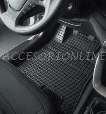 Accesorionline Alfombrillas de Goma para Mercedes Clase C 2000-2007 / CLK II alfombras W203 esterillas sportcoupe Sedan Estate Sport Coupe S203 C203 CL203 W209 C209