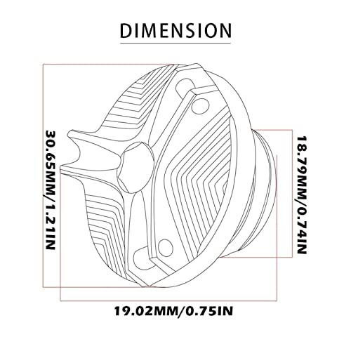 Accesorios CNC para Motocicleta M20 * 2,5, Tapón De Drenaje De Aceite De Motor, Tapa De Tapón De Tuerca De Sumidero para Honda Vfr750 VFR-750 VFR 750 F R Front Brake Reservoir Fluid Cap