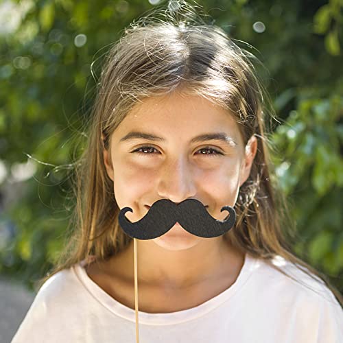 Accesorios de decoración para fiestas variadas, 24 unidades en palillos, sombreros y pintalabios, coronas, juego de regalo para niños y adultos, fiestas de cumpleaños y bodas