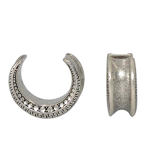Accesorios de joyería Vendimia de la antigüedad tribal acero rocío gota del oro Pesos ampliador del oído del cuerpo de la manera joyería Piercing regalo for unisex Venta de Pair Pendiente expansor de