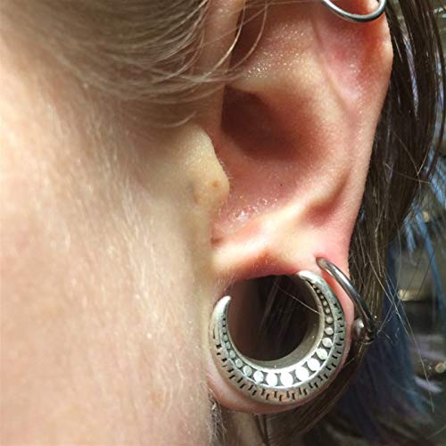 Accesorios de joyería Vendimia de la antigüedad tribal acero rocío gota del oro Pesos ampliador del oído del cuerpo de la manera joyería Piercing regalo for unisex Venta de Pair Pendiente expansor de