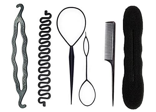 Accesorios de Peinado, Set de peinado, Set de accesorios para el cabello para Diseño de Espuma para Niñas Mujeres con pelo DIY