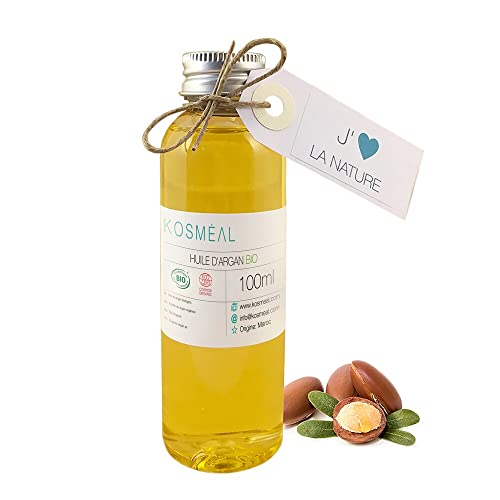 Aceite de Argán Bio de Marruecos 100 ML – certificado agricultura orgánico AB y ECOCERT