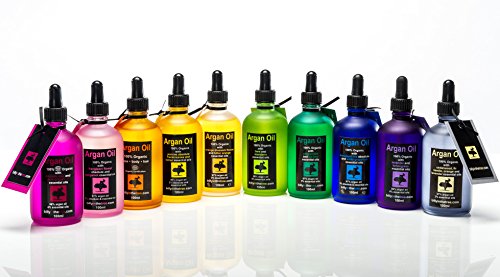 Aceite de Argán puro 100 ml. 100 % puro y certificado orgánico Ecocert. Para cara, cuerpo, pelo y uñas. Prensado en frío, calidad suprema, aceite marroquí