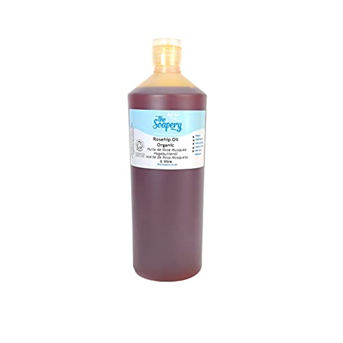 Aceite de rosa mosqueta orgánico 1 litro - prensado en frío, crudo, puro, sin refinar