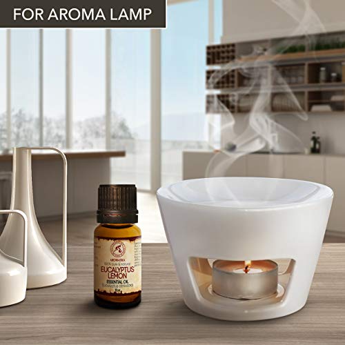Aceite Esencial de Eucalipto Limón 10ml - Eucalipto Citriodora - 100% Puro y Natural para Sauna - Cosméticos - Aromaterapia - Difusores