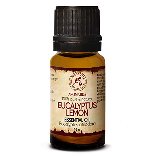 Aceite Esencial de Eucalipto Limón 10ml - Eucalipto Citriodora - 100% Puro y Natural para Sauna - Cosméticos - Aromaterapia - Difusores