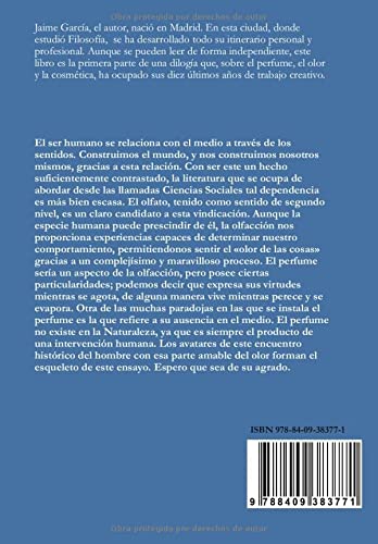 Acerca del Perfume y el Olor: Historia, Filosofía, Mito y Cosmética