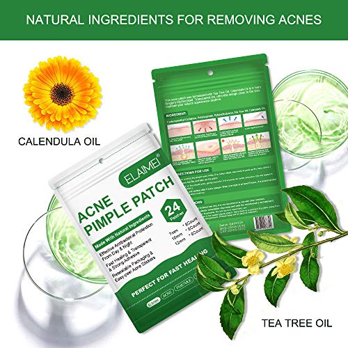Acne Pimple Patch, Parches de Acné, Pegatinas de Acné, Invisibles Hidrocoloides Absorbentes Parches Para Acné, Tratamientos de Acné, Espinilla y Manchas