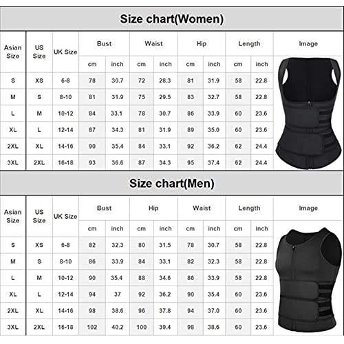 Acondicionamiento Físico corsé, Faja de Entrenamiento de Cintura para Hombre para Fitness, Chalecos Sauna Fajas de Neopreno para Gym Hacer Ejercicio Fitness Adelgazar Abdomen Soporte Lumbar Ajustable