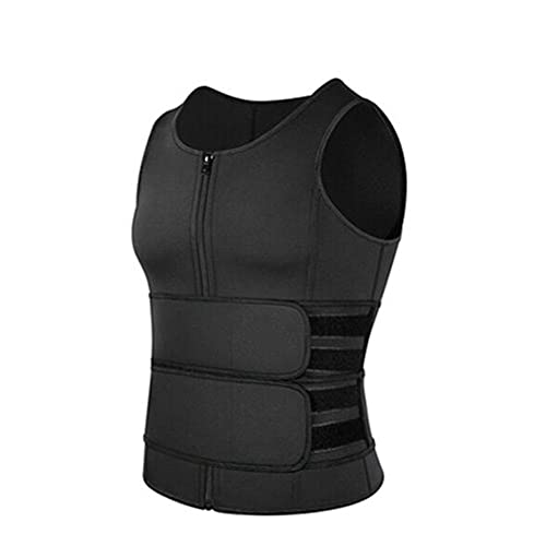 Acondicionamiento Físico corsé, Faja de Entrenamiento de Cintura para Hombre para Fitness, Chalecos Sauna Fajas de Neopreno para Gym Hacer Ejercicio Fitness Adelgazar Abdomen Soporte Lumbar Ajustable