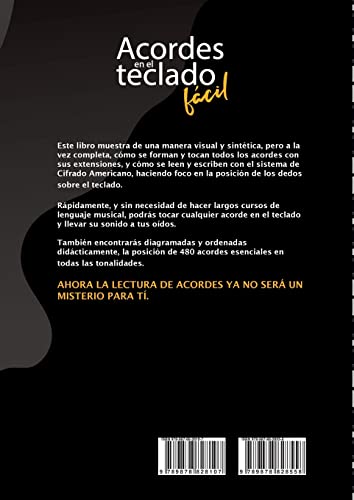 Acordes en el teclado fácil: Aprende a tocar, leer y escribir acordes con Cifrado Americano