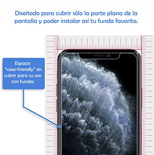 ACTECOM Pack de 3 Protector de Pantalla Compatible con Xiaomi Redmi 9 / 9A / 9C Cristal Templado CASE FRIENDLY 9H 2.5D (3 uds.)