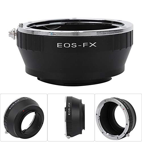 Adaptadores de Lente, convertidor de Anillo de Adaptador de Lente para EOS EF/EF-S Lente para cámara Fuji FX Mount, Hecho de Metal de Calidad, Alta Resistencia y sin deformación