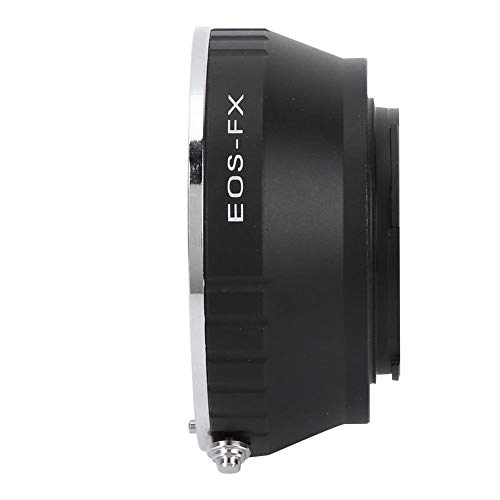 Adaptadores de Lente, convertidor de Anillo de Adaptador de Lente para EOS EF/EF-S Lente para cámara Fuji FX Mount, Hecho de Metal de Calidad, Alta Resistencia y sin deformación