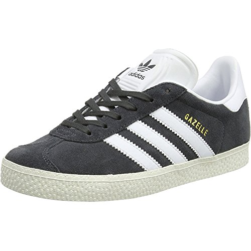 adidas Gazelle, Zapatillas Unisex Niños, Gris (Dgh Solid Grey/Ftwr White/Gold Metallic), 32 EU