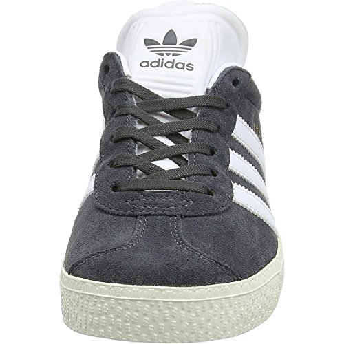adidas Gazelle, Zapatillas Unisex Niños, Gris (Dgh Solid Grey/Ftwr White/Gold Metallic), 32 EU