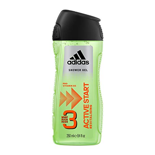 Adidas - Gel de ducha para hombre, pack de 6