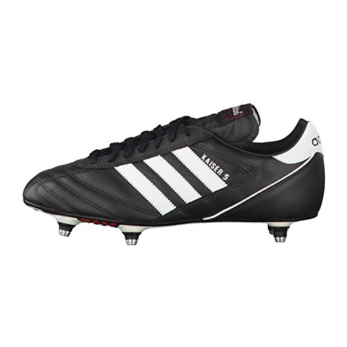 adidas Kaiser 5 Cup, Botas de fútbol Hombre, Nero (Schwarz (Black/Running White/Red), 44 EU