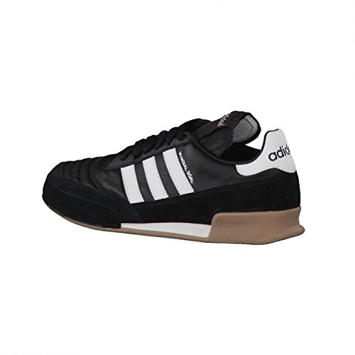 Adidas Mundial Goal, Botas de fútbol Hombre, Black White 019310, 45 1/3 EU