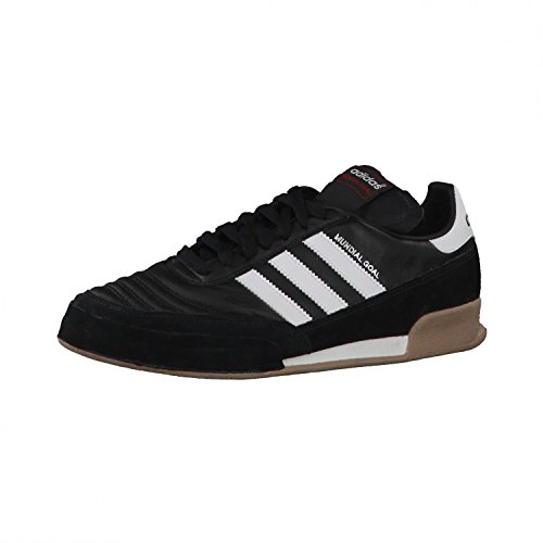 Adidas Mundial Goal, Botas de fútbol Hombre, Black White 019310, 45 1/3 EU