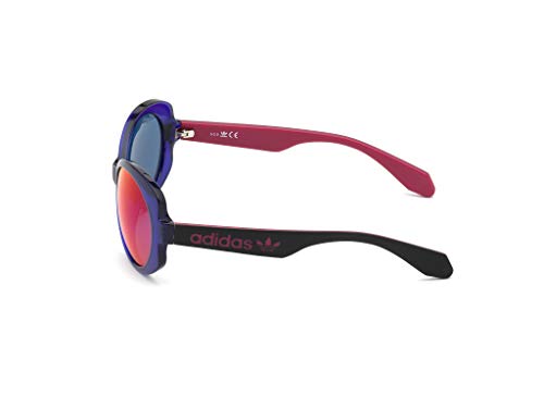 adidas OR0020 Gafas, Shiny Violet/Bordeaux Mirror, 56 para Mujer