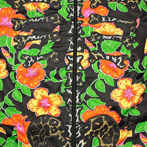 Adidas Originals ObyO Jeremy Scott JS Flower Hueso TT Chaqueta Deportiva Hombre - translation, original, translation, original, negro / multicolor, XS