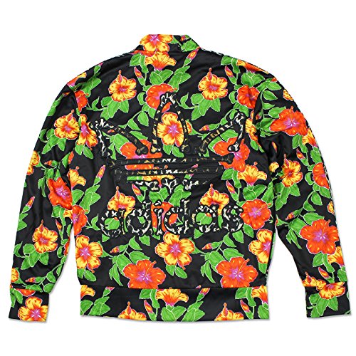 Adidas Originals ObyO Jeremy Scott JS Flower Hueso TT Chaqueta Deportiva Hombre - translation, original, translation, original, negro / multicolor, XS