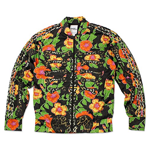 Adidas Originals ObyO Jeremy Scott JS Flower Hueso TT Chaqueta Deportiva Hombre - translation, original, translation, original, negro / multicolor, XS