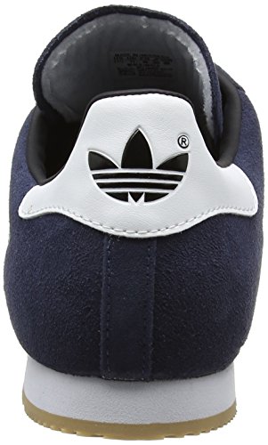 adidas Samba Super Suede, Zapatillas Hombre, Azul Navy Running White Footwear, 46 EU