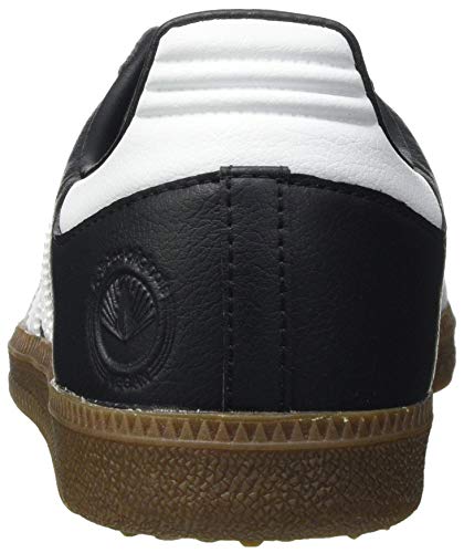 adidas Samba Vegan, Sneaker Hombre, Footwear White/Core Black/Gum, 46 EU