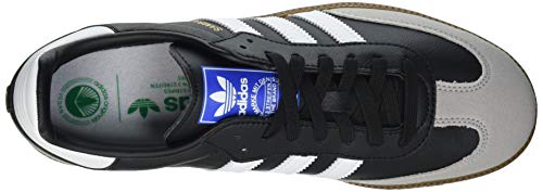 adidas Samba Vegan, Sneaker Hombre, Footwear White/Core Black/Gum, 46 EU
