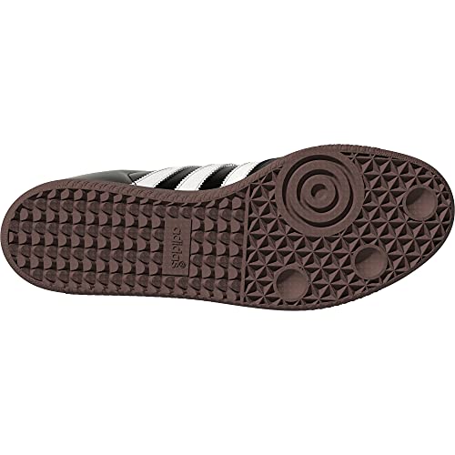 Adidas Samba zapatilla clásica de interior. Zapatilla de fútbol, Blanco (negro, blanco (Run White/Black/Run White)), 10,5 D(M) US