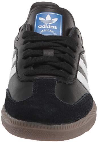 Adidas Samba zapatilla clásica de interior. Zapatilla de fútbol, negro (Negro/Blanco (Black/Running White)), 9,5 D(M) US