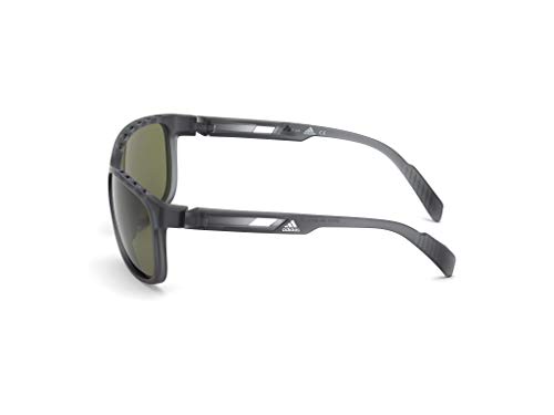 adidas SP0014 Gafas, Grey/Other/Green, 62 para Hombre